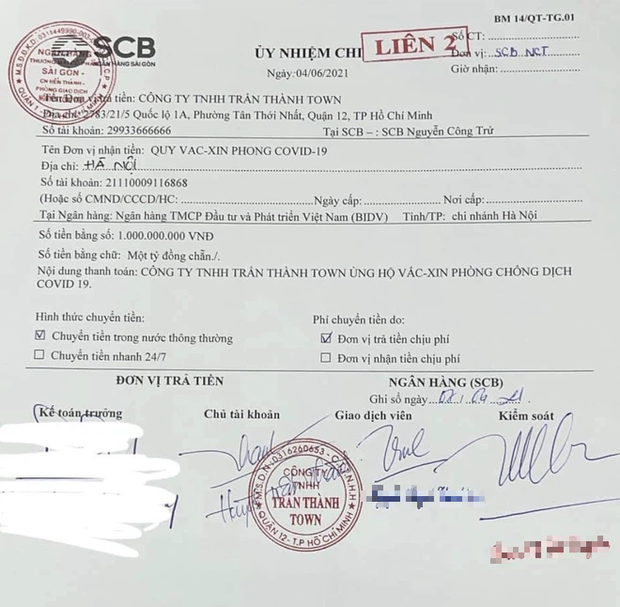 Sau loạt ồn ào từ thiện, Trấn Thành âm thầm ủng hộ 1,1 tỷ đồng cho quỹ phòng chống Covid-19 và quỹ Vaccine-3