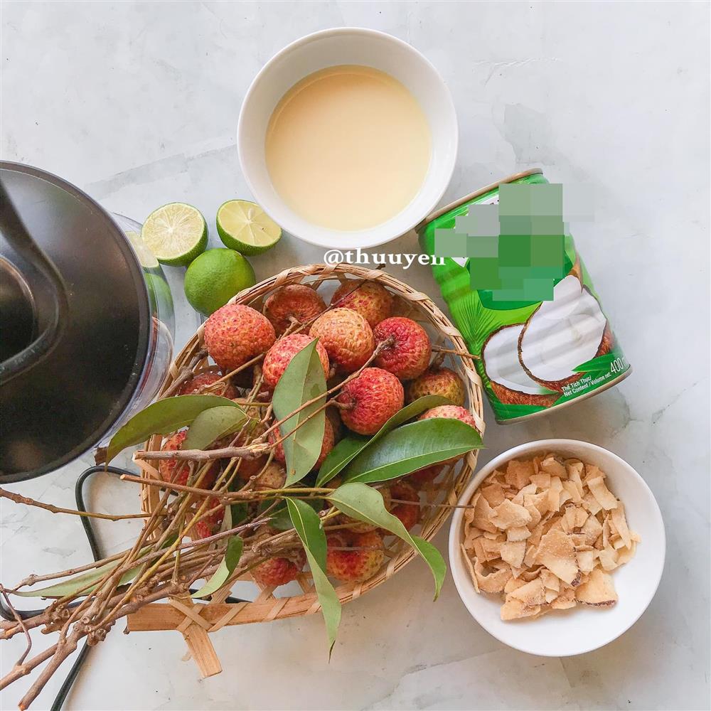 Hướng dẫn cách làm kem vải vừa lạ miệng lại cực bổ dưỡng, mùa hè được ăn món này thì còn gì bằng-2