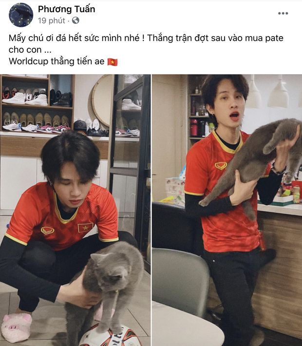 Sao Việt nhuộm đỏ Facebook trước giờ G đội tuyển Việt Nam gặp Indonesia: Jack và dàn mỹ nhân cực cuồng nhiệt, BB Trần hứa làm 1 việc lầy lội-4