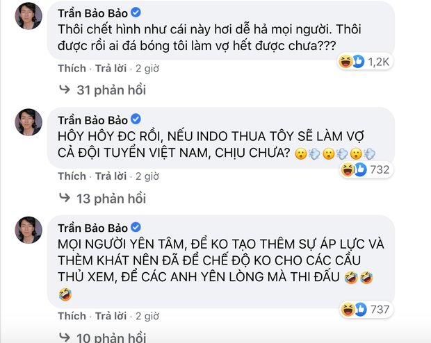 Sao Việt nhuộm đỏ Facebook trước giờ G đội tuyển Việt Nam gặp Indonesia: Jack và dàn mỹ nhân cực cuồng nhiệt, BB Trần hứa làm 1 việc lầy lội-12