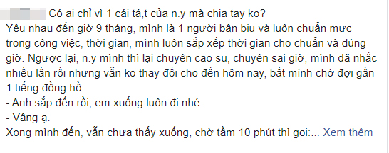 Quen thói cao su”, cô gái bắt người yêu đợi gần 1 giờ dưới nắng nóng và cái kết…-1