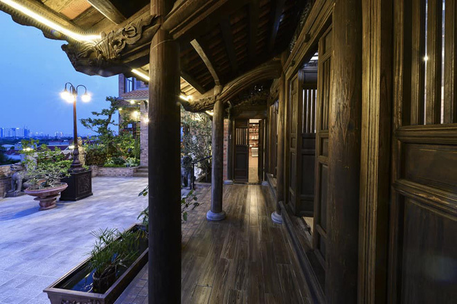 Nhà cổ nằm trên nóc biệt thự gần 500m2 ở Hà Nội-8