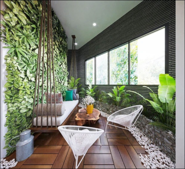 Hồng Đăng tự tay chăm chút cho khu vườn nhỏ trong biệt thự hoàng tráng&nbsp;2 mặt tiền tọa lạc ngay trung tâm Tp.Hà Nội-6