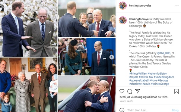 Vợ chồng Công nương Kate có động thái tinh tế nhân sinh nhật 100 tuổi của cố Hoàng tế Philip, trái ngược hoàn toàn với nhà Meghan-1