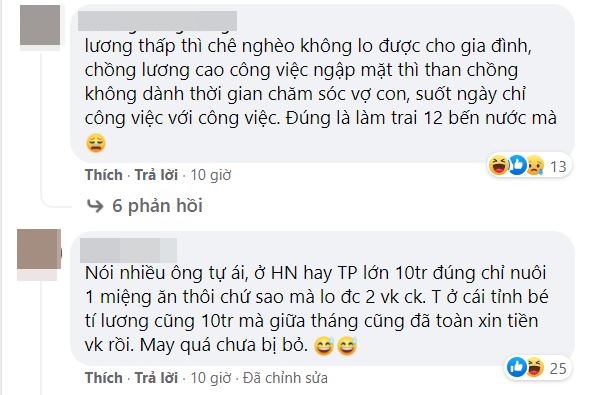 Đàn ông lương 10 triệu thì đừng nghĩ chuyện cưới vợ, tuyên bố của cô gái gây tranh cãi: Phụ nữ thực dụng hay đàn ông kém cỏi?-2
