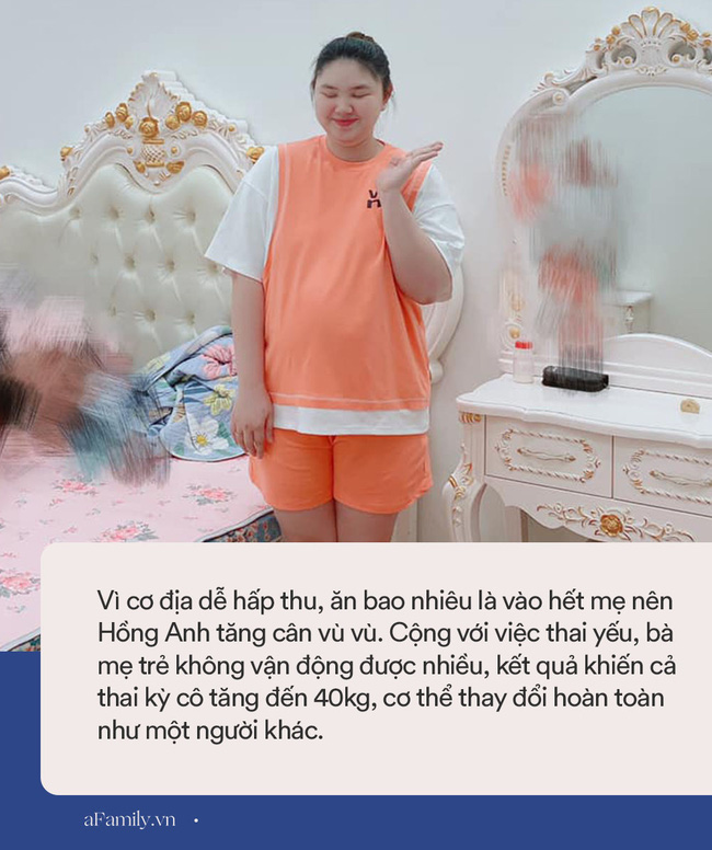 Mẹ Hà Nội đẻ lần đầu xinh đẹp vạn người mê, bầu lần 2 tăng vọt 40kg như bị biến hình khiến chồng đi công tác về không nhận ra vợ-5