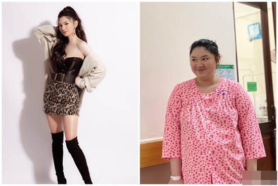 Mẹ Hà Nội đẻ lần đầu xinh đẹp vạn người mê, bầu lần 2 tăng vọt 40kg như bị biến hình khiến chồng đi công tác về không nhận ra vợ