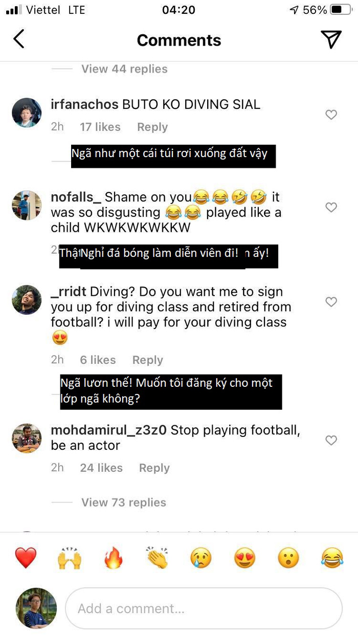 Cổ động viên Malaysia tấn công trang cá nhân Văn Toàn, khẳng định tiền đạo Việt Nam ngã lươn-2