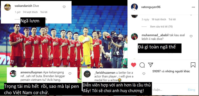 Cổ động viên Malaysia tấn công trang cá nhân Văn Toàn, khẳng định tiền đạo Việt Nam ngã lươn-1