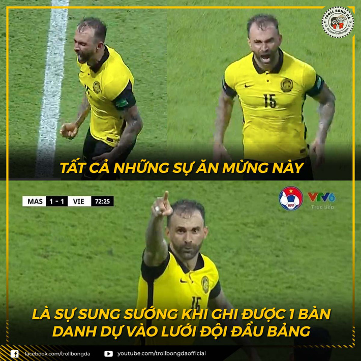 Ảnh chế ĐT Việt Nam thắng Malaysia: Tấn Trường cười tít mắt vì được lên tivi nhiều-5