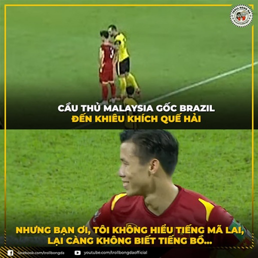 Ảnh chế ĐT Việt Nam thắng Malaysia: Tấn Trường cười tít mắt vì được lên tivi nhiều-6