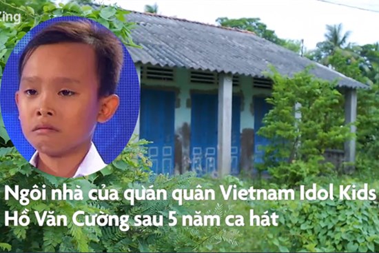 Căn nhà xuống cấp của Hồ Văn Cường ở Tiền Giang
