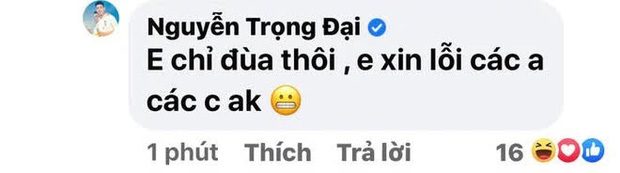Bình luận trêu Văn Toàn vấp cỏ mà ngã được Penalty, Trọng Đại bị dân mạng chỉ trích phải lên tiếng xin lỗi-7