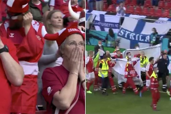 Dân mạng Việt đi từ bàng hoàng đến vỡ oà khi chứng kiến cầu thủ số 1 Đan Mạch đột quỵ ngay trên sân đấu Euro