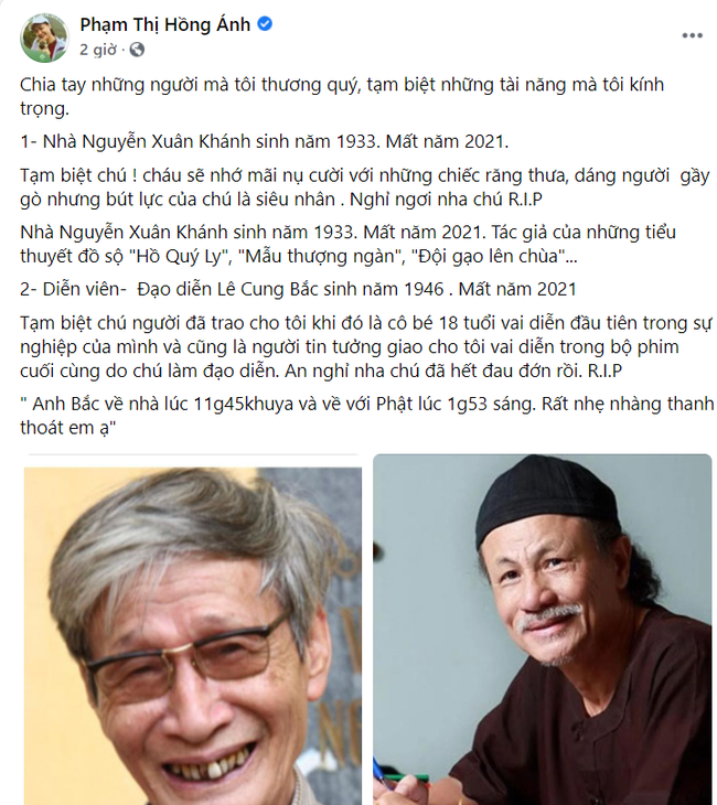 Đạo diễn Lê Cung Bắc của Người đẹp Tây Đô qua đời, Việt Trinh và dàn sao Việt bàng hoàng thương tiếc-5