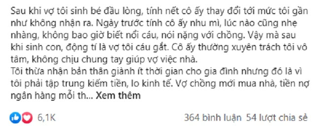 Sau đêm cuồng nhiệt bên tình cũ, chồng hăm hở về nhà ly hôn vợ, nhưng vừa nhìn vết máu khô trên trán cô, anh lặng người ân hận-1