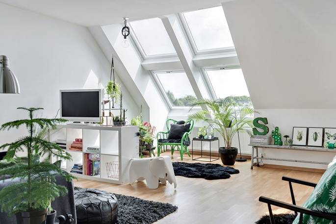 Ngôi nhà chơi màu bằng sự tươi mát của sắc xanh lá cây trong trang trí, chỉ nhìn thoáng qua đã thấy đẹp trong từng centimet-3