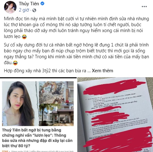 Bình luận của Hằng Túi dưới tâm thư làm rõ tin đồn xây nhà 80 tỷ, ăn chặn 178 tỷ tiền từ thiện của Thủy Tiên bỗng lên top, dân mạng tò mò hot mom đã viết gì?-1