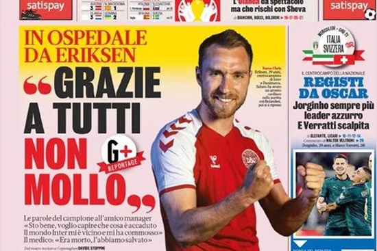 Eriksen lần đầu lên tiếng sau khi 