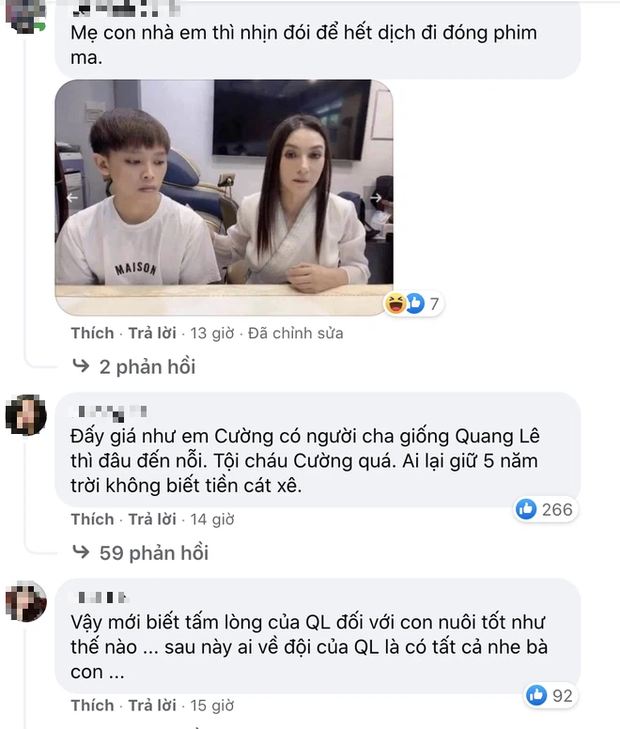 Quang Lê đăng ảnh cực tình cảm với con nuôi Phương Mỹ Chi, netizen spam ngay ảnh Phi Nhung và Hồ Văn Cường nhằm so sánh 1 điều!-2