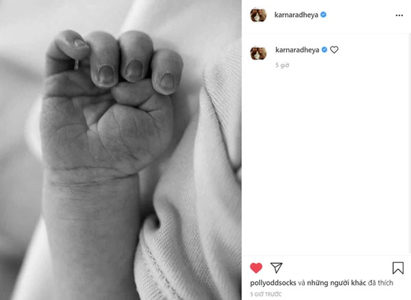 Cặp đôi chồng cú vợ tiên nổi đình đám MXH chào đón con đầu lòng, hình ảnh đầu tiên về em bé gây sốt dư luận-2