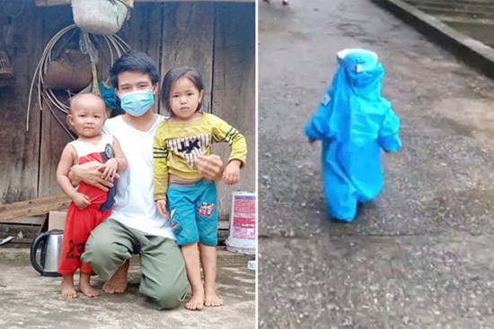 Bố cậu bé 3 tuổi mắc ung thư võng mạc vừa hết cách ly ở Viện K: những bữa cơm không thịt và ước mơ con sớm khỏi bệnh
