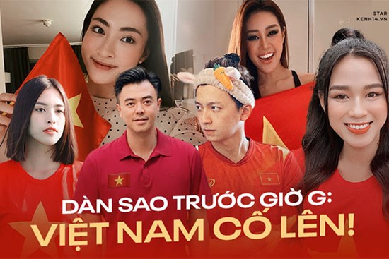Sao Vbiz hừng hực trước giờ G tuyển Việt Nam gặp UAE: Tiểu Vy và dàn Hậu có màn dự đoán gây sốt, 1 mỹ nam hứa làm điều ý nghĩa!