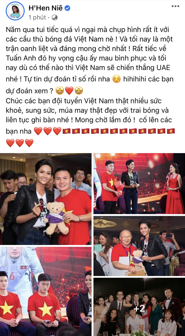 Sao Vbiz hừng hực trước giờ G tuyển Việt Nam gặp UAE: Tiểu Vy và dàn Hậu có màn dự đoán gây sốt, 1 mỹ nam hứa làm điều ý nghĩa!-5