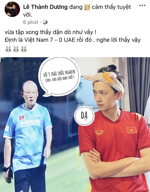 Sao Vbiz hừng hực trước giờ G tuyển Việt Nam gặp UAE: Tiểu Vy và dàn Hậu có màn dự đoán gây sốt, 1 mỹ nam hứa làm điều ý nghĩa!-13