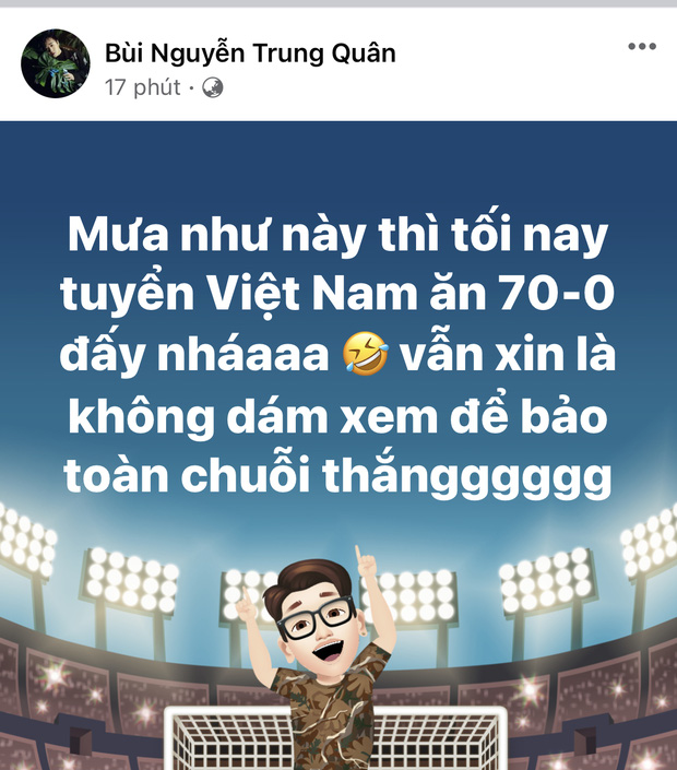 Sao Vbiz hừng hực trước giờ G tuyển Việt Nam gặp UAE: Tiểu Vy và dàn Hậu có màn dự đoán gây sốt, 1 mỹ nam hứa làm điều ý nghĩa!-17