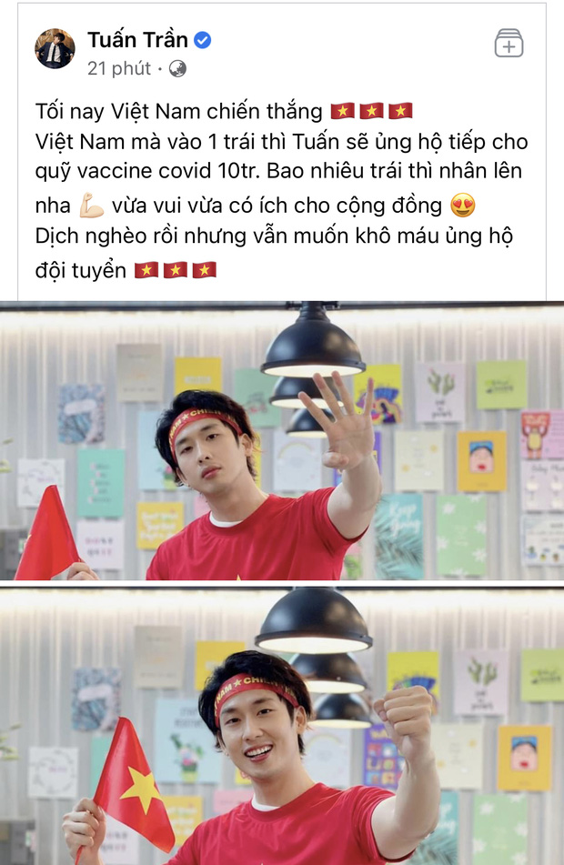 Sao Vbiz hừng hực trước giờ G tuyển Việt Nam gặp UAE: Tiểu Vy và dàn Hậu có màn dự đoán gây sốt, 1 mỹ nam hứa làm điều ý nghĩa!-11