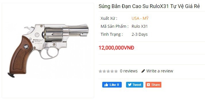Súng hơi sát thương, công cụ hỗ trợ bán tràn lan trên chợ mạng-2