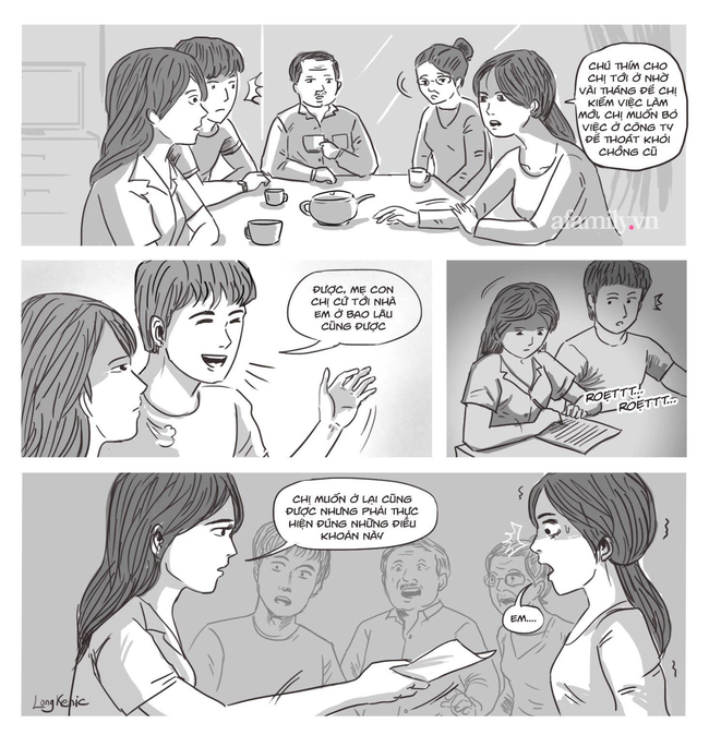 Chị chồng vừa nói ý định tới ở nhờ, vợ tôi đã đưa hẳn một bản điều khoản khiến cả nhà dậy sóng-1