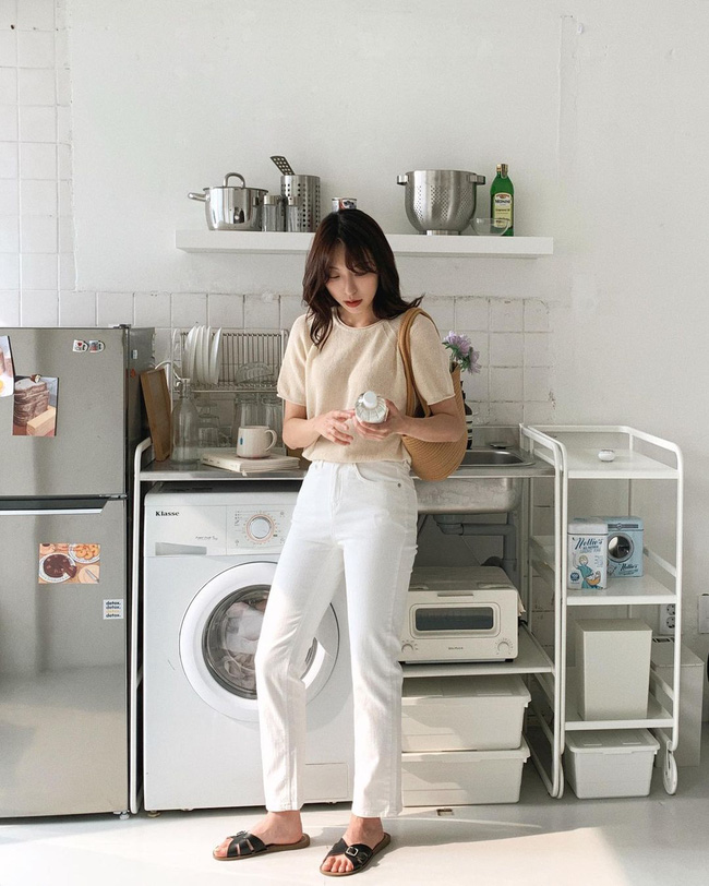 Cho những lúc không biết mặc gì: 12 outfit màu be tây tây dịu mắt, hợp mùa hè nóng nực-12