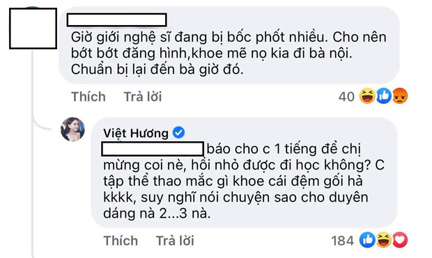 Bị nhắc nhở cẩn thận nếu không muốn dính biến bóc phốt, Việt Hương có màn đáp trả khiến antifan câm nín-2