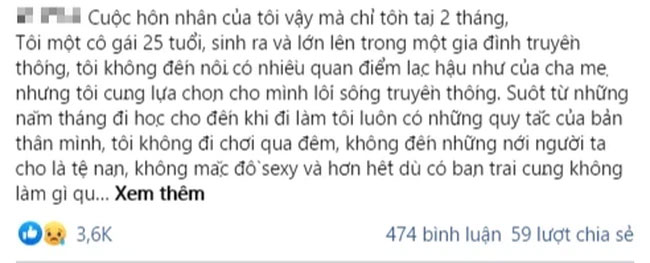 Cuộc hôn nhân dài 2 tháng: Cô gái giữ điều quý giá nhất cho chồng nhưng đêm tân hôn lại nhận phản ứng không ngờ-1