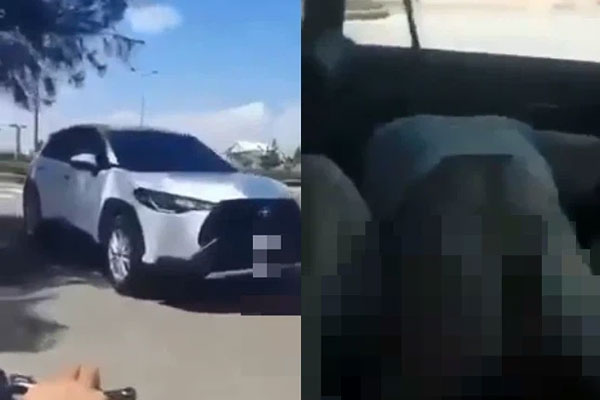 Ô tô biết nhún nhảy hot MXH: Cặp đôi bị lên án vì hành động trần trụi trong ô tô giữa đường không quan tâm xung quanh-2