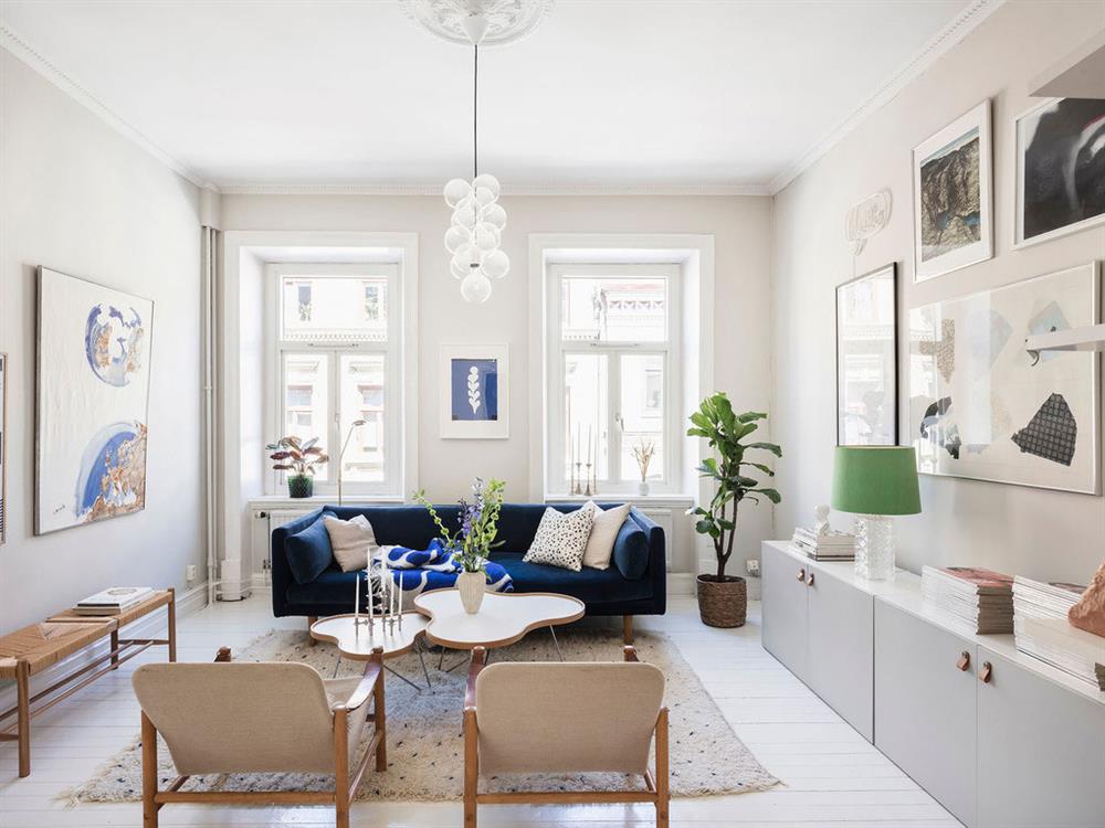 Căn hộ sáng sủa, hiện đại nhưng không kém phần trẻ trung, lối thiết kế khéo léo làm tươi mới bất cứ không gian nào-1