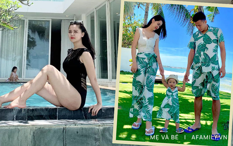 Bà xã Quế Ngọc Hải từng là hoa khôi nổi tiếng 1 vùng, qua 1 lần sinh nở liệu ngoại hình có khác xưa?-1