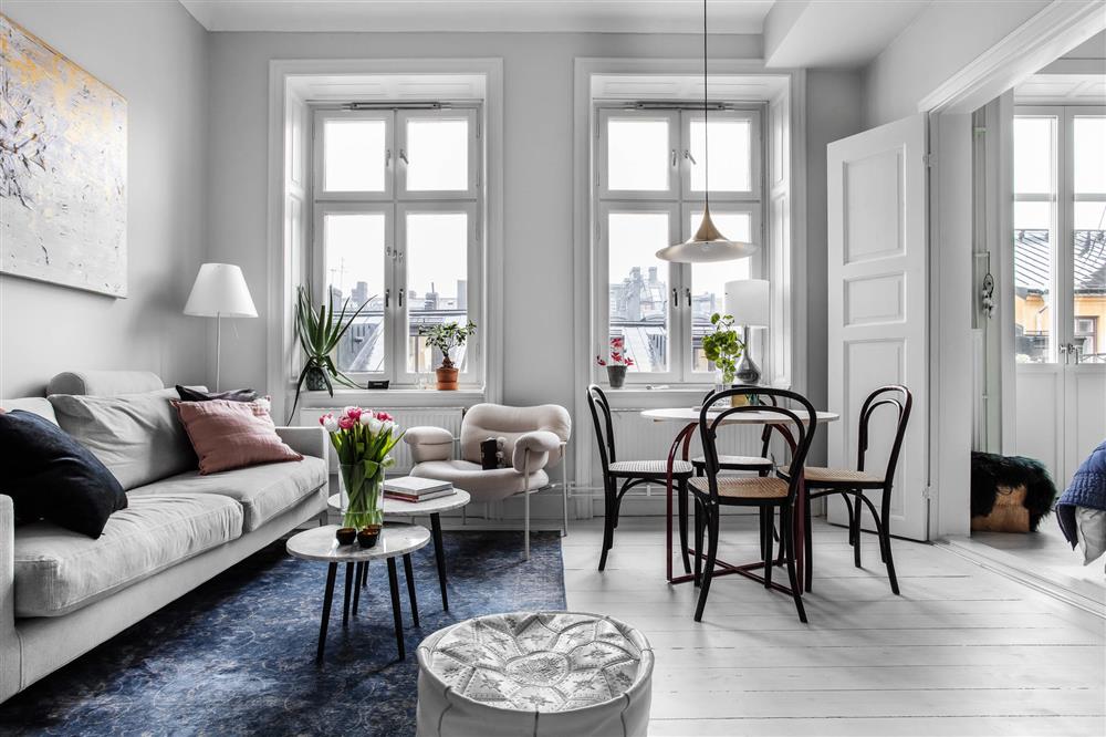 Sau nhiều năm tiết kiệm, cô gái trẻ đã mua được căn hộ 39m² và cải tạo thành không gian đẹp ngọt ngào-3