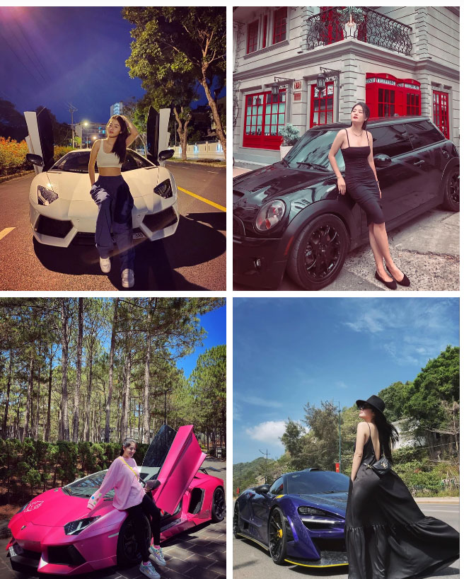 Gái đẹp mặc áo màu gì lái siêu xe màu đó chia sẻ khái niệm bình yên của giới siêu giàu-3