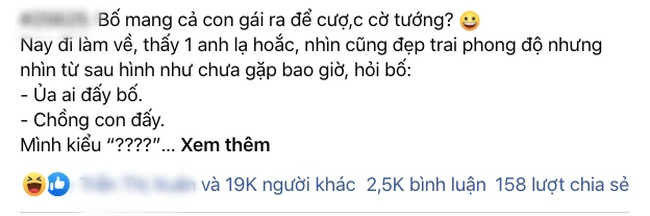 Đi làm về, cô nàng 30 bật ngửa với một ông chồng từ trên trời rơi xuống, nghe kế sách khiến đối phương sa bẫy của ông bố mà ngỡ ngàng!-1