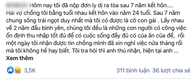 Chồng nghỉ việc nửa tháng mà vợ không biết, đến khi rõ lý do, cô chết điếng với rắc rối hiển hiện và đơn ly hôn đến sau sự kiện con dao kề cổ-1