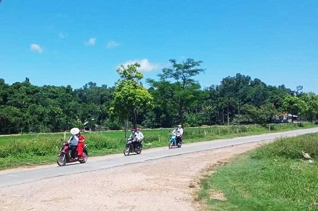 Màn rước dâu bằng xe máy có 1-0-2 ở Nghệ An giữa mùa dịch-1