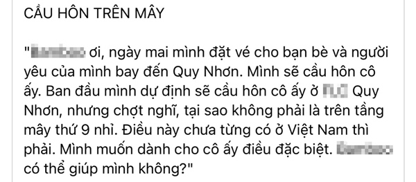 Hà My BTV của VTV tung ảnh hậu trường cảnh được vị doanh dân cầu hôn trên máy bay vô cùng rầm rộ và công phu-4
