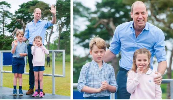 Hoàng tử William xuất hiện rạng rỡ cùng hai con, ngoại hình hiện tại của tiểu hoàng tử và công chúa gây sốt MXH-2