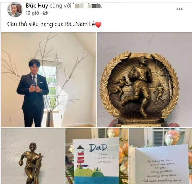 Giữa ồn ào ly hôn với Lệ Quyên, doanh nhân Đức Huy lần đầu khoe con trai riêng với thành tích đáng nể-1