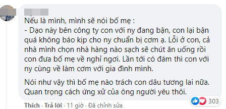 Người yêu báo nấu cơm gấp gáp vì bố mẹ lên chơi, cô gái bận bịu nhanh trí mua cơm hàng và cái kết… tụt mood-3