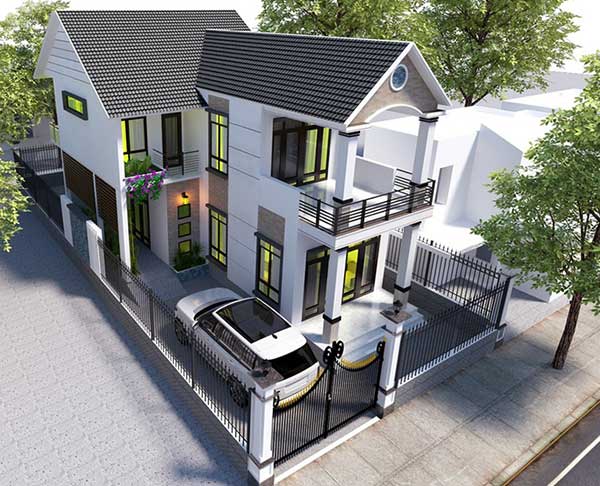 Mẫu thiết kế nhà ống 2 tầng đẹp như biệt thự mini khiến ai nhìn vào cũng mê-2