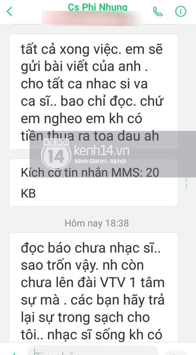 Phía Phi Nhung chính thức lên tiếng sau khi bị nhạc sĩ Chim Trắng Mồ Côi đăng đàn tố uy hiếp và đe doạ-3